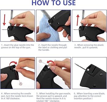 Clothing Tag Gun Set (For Fabric)
